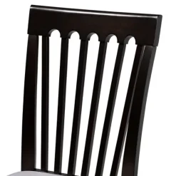 Dining Sets-Kirkland's Home Classic Black Round Wood 5-Pc. Dining Set Gray