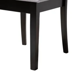 Dining Sets-Kirkland's Home Classic Black Round Wood 5-Pc. Dining Set Gray