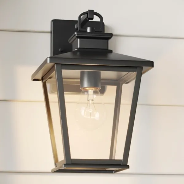 Outdoor Lighting-Kirkland's Home Classic Lantern Outdoor Sconce Black