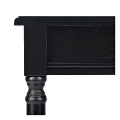 Accent & End Tables-Kirkland's Home Classic Tegan Square Accent Table Black
