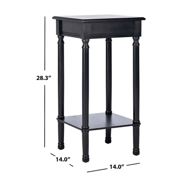 Accent & End Tables-Kirkland's Home Classic Tegan Square Accent Table Black