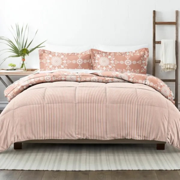 Comforters-Kirkland's Home Clay Daisy Medallion King 3-Pc. Comforter Set Orange