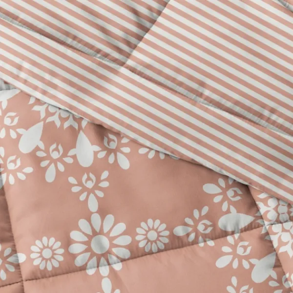 Comforters-Kirkland's Home Clay Daisy Medallion King 3-Pc. Comforter Set Orange