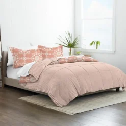 Comforters-Kirkland's Home Clay Daisy Medallion Queen 3-Pc. Comforter Set Orange