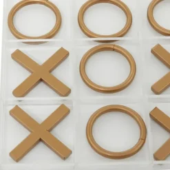 Decorative Accents-Kirkland's Home Clear And Gold Tic Tac Toe Board