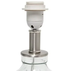 Table Lamps-Kirkland's Home Clear Glass Honeycomb Table Lamp White