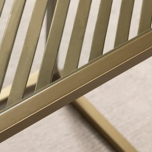 Accent & End Tables-Kirkland's Home Clear Glass Top Metal Base Accent Table Gold