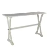 Console Tables-Kirkland's Home Cloud Hourglass Console Table Gray