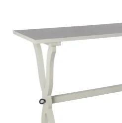 Console Tables-Kirkland's Home Cloud Hourglass Console Table Gray