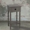 Accent & End Tables-Kirkland's Home Cloud Spindle Side Table Gray
