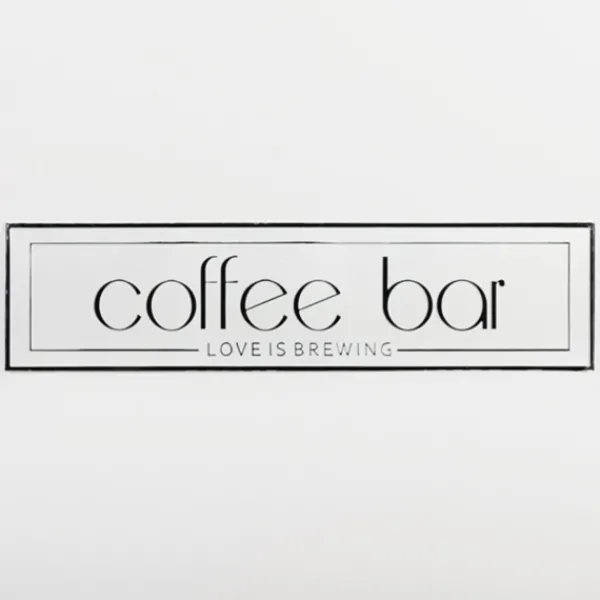 Wall Quotes & Signs-Kirkland's Home Coffee Bar Love Is Brewing Wall Plaque White/Black