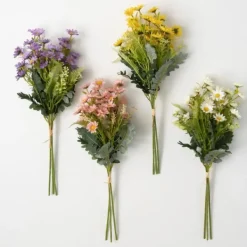 Stems & Bouquets-Kirkland's Home Color Daisy Bouquets, Set Of 4 Multi