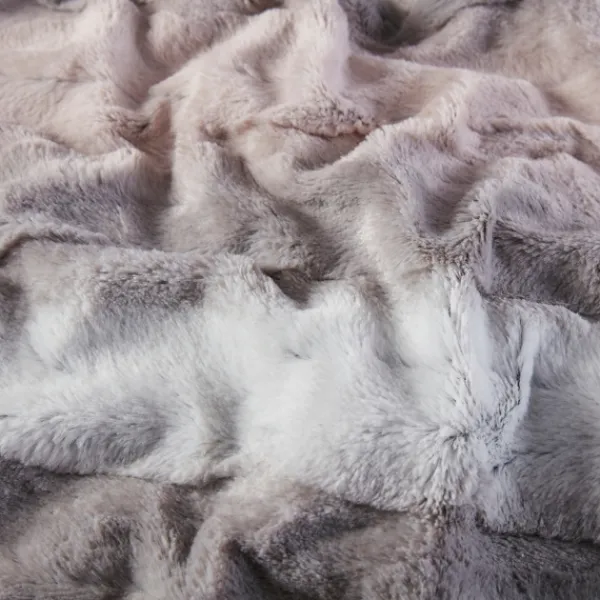 Blankets & Throws-Kirkland's Home Color Faux Fur Oversized Throw Blanket Multi