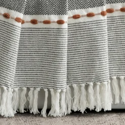 Blankets & Throws-Kirkland's Home Color Herringbone Stripe Throw Multi