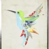 Framed Art-Kirkland's Home Color Watercolor Hummingbird Framed Art Print Multi