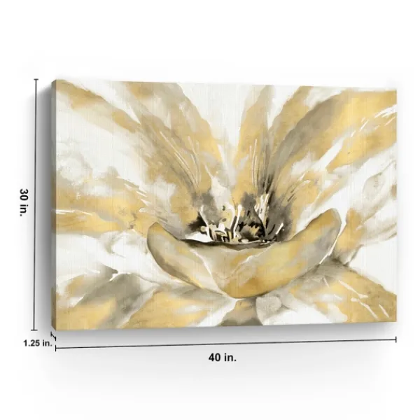 Canvas Art-Kirkland's Home Concerto Luxe Giclee Canvas Art Print Yellow/White