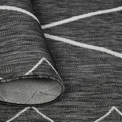 Outdoor Rugs-Kirkland's Home Connected Diamond Outdoor Area Rug, 8X10 Gray