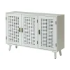 Cabinets & Sideboards-Kirkland's Home Contemporary Lattice Doors Sideboard White