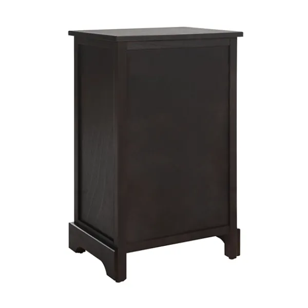 Accent & End Tables-Kirkland's Home Cora Accent Table With Woven Storage Baskets Brown