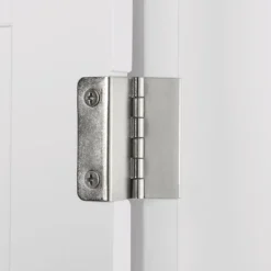Bathroom Furniture-Kirkland's Home Corner Shelf With Cabinet Doors White