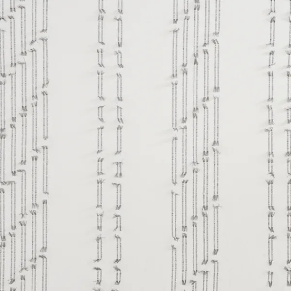Shower Curtains-Kirkland's Home Cotton Jacquard Shower Curtain Ivory