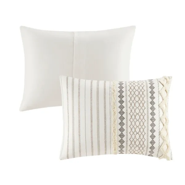 Comforters-Kirkland's Home Cotton Tufted Full/Queen 3-Pc. Comforter Set Ivory