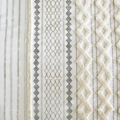 Comforters-Kirkland's Home Cotton Tufted King 3-Pc. Comforter Set Ivory