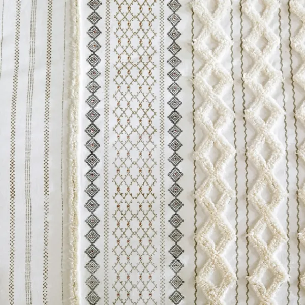 Comforters-Kirkland's Home Cotton Tufted King 3-Pc. Comforter Set Ivory