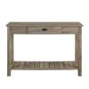 Console Tables-Kirkland's Home Country Style Washed Console Table Gray