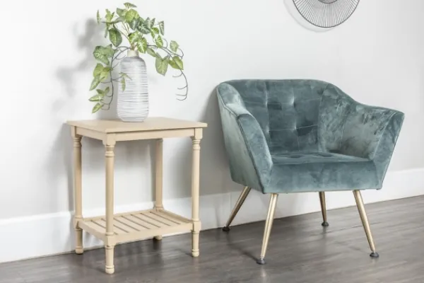 Accent & End Tables-Kirkland's Home Crate Shelf Side Table Tan