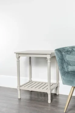 Accent & End Tables-Kirkland's Home Crate Shelf Side Table Gray