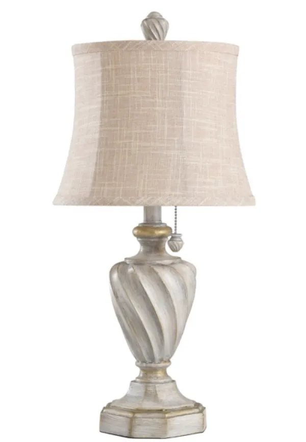 Table Lamps-Kirkland's Home Cream And Off-White Table Lamp Ivory