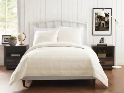 Quilts-Kirkland's Home Cream Atmosphere King Quilt Ivory