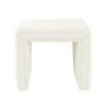 Benches & Ottomans-Kirkland's Home Cream Boucle Arch Ottoman White