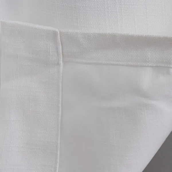 Curtains & Drapes-Kirkland's Home Cream Box Pleated Single Curtain Panel, 84 In. White