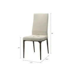 Dining Chairs-Kirkland's Home Cream Bronze Metal Base Dining Chairs, Set Of 2 Ivory