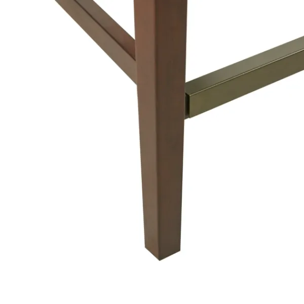 Bar Stools & Counter Height Stools-Kirkland's Home Cream Button Tufted Back Counter Stool Ivory