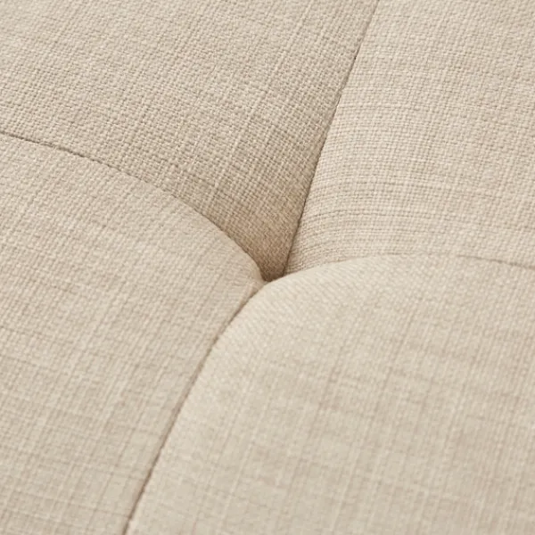 Accent Chairs-Kirkland's Home Cream Button Tufted Upholstered Accent Chair Tan