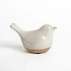 Statues & Figurines-Kirkland's Home Cream Ceramic Bird Figurine Ivory