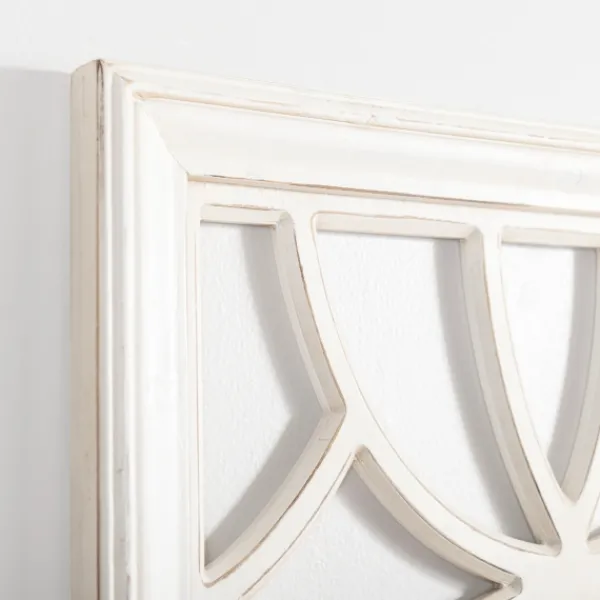 Wall Plaques-Kirkland's Home Cream Decorative Wood Wall Plaque White