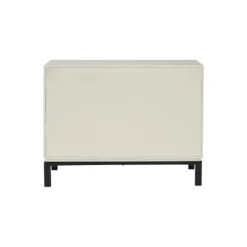 Cabinets & Sideboards-Kirkland's Home Cream Geometric Overlay Chest