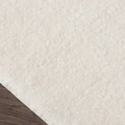 Bathroom Rugs-Kirkland's Home Cream High Pile Marshmallow Bath Mat, 30 In. Ivory