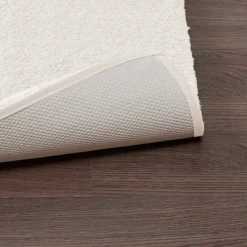 Bathroom Rugs-Kirkland's Home Cream High Pile Marshmallow Bath Mat, 72 In. Ivory