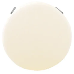 Benches & Ottomans-Kirkland's Home Cream Sherpa Upholstered Metal Ottoman Ivory