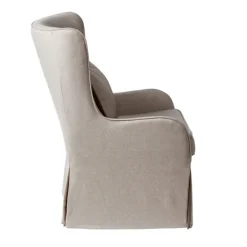 Accent Chairs-Kirkland's Home Cream Slipcovered Accent Chair Ivory