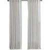 Curtains & Drapes-Kirkland's Home Cream Solid Pleated Single Curtain Panel, 84 In. White