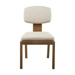 Dining Chairs-Kirkland's Home Cream Square Back Dining Chairs, Set Of 2 Ivory
