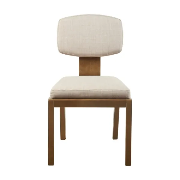 Dining Chairs-Kirkland's Home Cream Square Back Dining Chairs, Set Of 2 Ivory