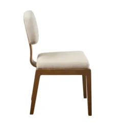 Dining Chairs-Kirkland's Home Cream Square Back Dining Chairs, Set Of 2 Ivory