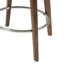 Bar Stools & Counter Height Stools-Kirkland's Home Cream Tufted Back Swivel Counter Stool Ivory